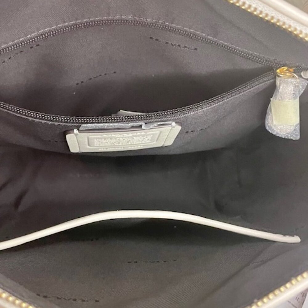 Coach Purse Bag Light Khaki Chalk Small Dufflette NWTs SIG Classic Beauty - Picture 9 of 12